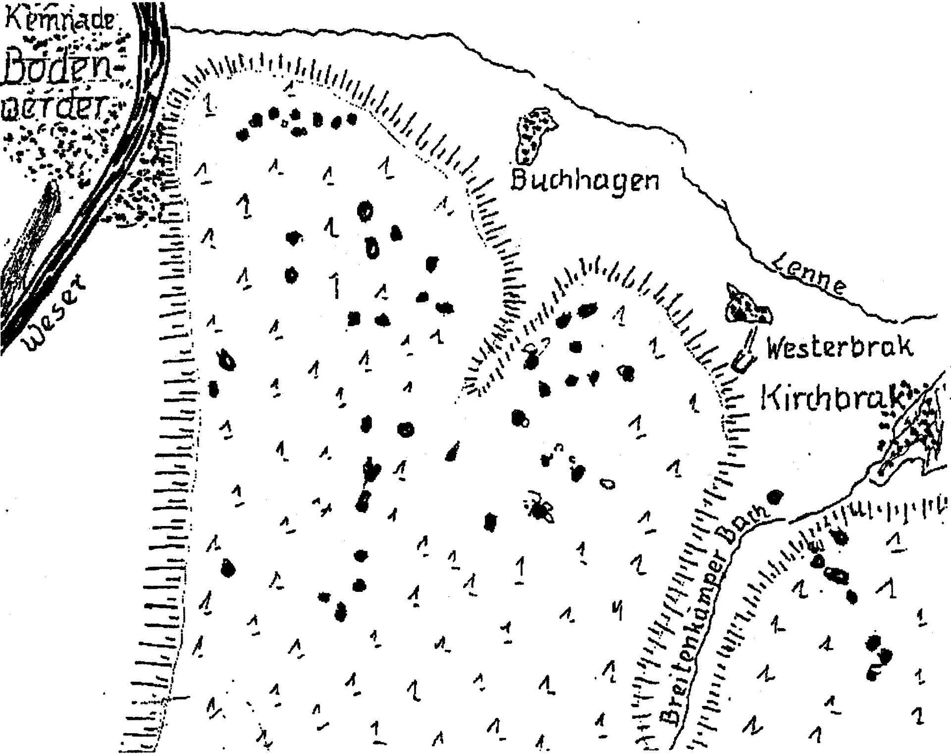 Karte von ehemalige Steinbrüchen im Vogler